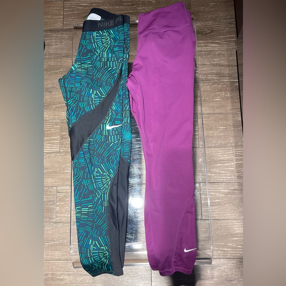 Nike Pro Women's Printed Training Tights set of 2 - size S